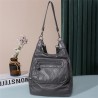Bolsa de couro multifuncional - mochila - grande capacidade