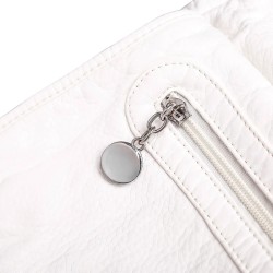 Bolsa de couro multifuncional - mochila - grande capacidade