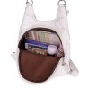 Bolsa de couro multifuncional - mochila - grande capacidade