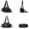 Bolsa de ombro pequena vintage - rebites - cores contrastantes - couro