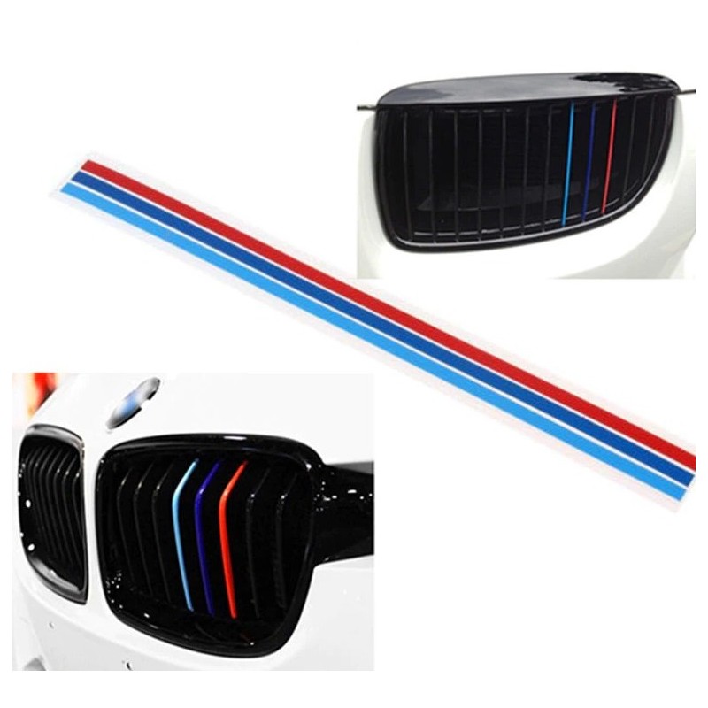 Adesivo de grade estilo BMW M - E46 E90 E92 E60 E87 M3 M5 M6
