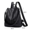 Mochila da moda - anti-roubo - couro - estrelas de rebites - grande capacidade