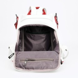 Mochila da moda - anti-roubo - couro - estrelas de rebites - grande capacidade