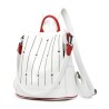 Mochila da moda - anti-roubo - couro - estrelas de rebites - grande capacidade