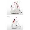 Mochila da moda - anti-roubo - couro - estrelas de rebites - grande capacidade