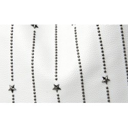 Mochila da moda - anti-roubo - couro - estrelas de rebites - grande capacidade