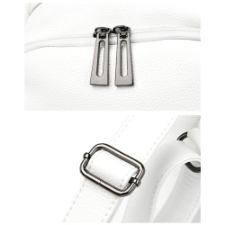 Mochila da moda - anti-roubo - couro - estrelas de rebites - grande capacidade