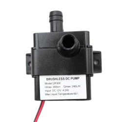 Mini bomba de água 12V - ultra silenciosa - sem escovas - submersível