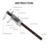 Digital vernier caliper - 200mm / 300mm - 0.01mm micrometer - LCD - stainless steelCalipers