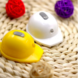 Helmet shaped bottle opener - with keychain - LED lightKeyrings