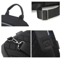 Bolsa de ombro anti-roubo com porta USB - crossbody - bolsa de peito em PVC