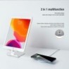 15W - carregador rápido sem fio - suporte - suporte de telefone dobrável - para iPhone - Samsung - Huawei - Xiaomi