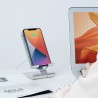 15W - carregador rápido sem fio - suporte - suporte de telefone dobrável - para iPhone - Samsung - Huawei - Xiaomi