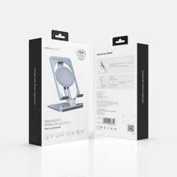15W - carregador rápido sem fio - suporte - suporte de telefone dobrável - para iPhone - Samsung - Huawei - Xiaomi