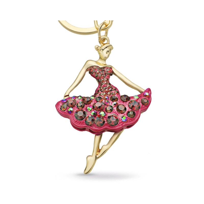 Bailarina de cristal - chaveiro
