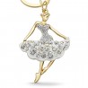 Crystal ballerina - keychainKeyrings
