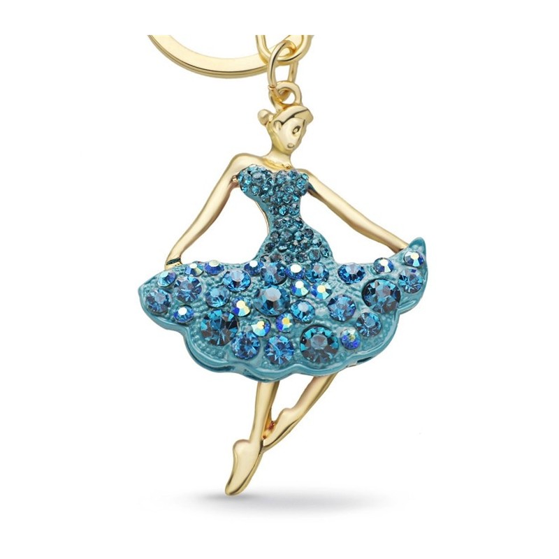 Bailarina de cristal - chaveiro