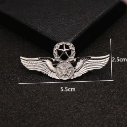 Broche da moda - alfinete - design europeu / americano - águia de duas cabeças