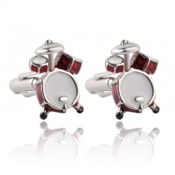 Music drum - cufflinksCufflinks