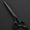 Conjunto de tesoura de cabeleireiro profissional - aço 440 japonês - 6 polegadas - edição preta - tesoura de cabelo - tesoura de