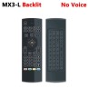 MX3-L com comando de voz - mouse aéreo - controle remoto Google Smart - retroiluminado