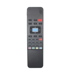 T3 6-Axis Gyro - Air Mouse - 2.4G - sem fio - 7 cores retroiluminado - Controle remoto inteligente - com teclado QWERTY