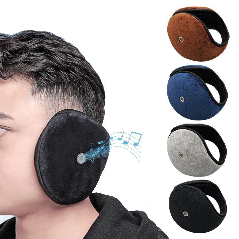 Earmuffs quentes com orifícios auditivos de metal - unissex