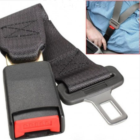Extensor de cinto de segurança de carro - preto