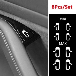 Autocolante de saída do botão de abertura da porta do carro - para Tesla Model 3 - 8 peças