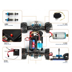 Wltoys A979 1/18 - 4WD - R/C monster truckCars