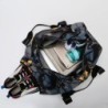 Bolsa de viagem elegante - com compartimento para sapatos - grande capacidade - à prova d'água - unissex - design de grafite