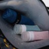 Bolsa de viagem elegante - com compartimento para sapatos - grande capacidade - à prova d'água - unissex - design de grafite
