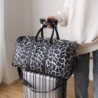 Bolsa de viagem elegante - grande capacidade - impressão de leopardo