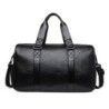 Fashionable travel / sport leather bag - with shoe compartment - large capacityBags