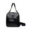 Fashionable travel / sport leather bag - with shoe compartment - large capacityBags