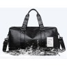 Fashionable travel / sport leather bag - with shoe compartment - large capacityBags