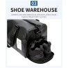 Fashionable travel / sport leather bag - with shoe compartment - large capacityBags