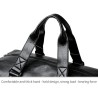 Fashionable travel / sport leather bag - with shoe compartment - large capacityBags