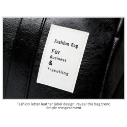 Fashionable travel / sport leather bag - with shoe compartment - large capacityBags