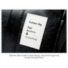 Fashionable travel / sport leather bag - with shoe compartment - large capacityBags