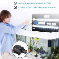 12V Mini bomba de água submersível sem escova - 280L/H