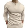 Polo clássico - camiseta manga longa - com zíper