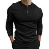 Polo clássico - camiseta manga longa - com zíper