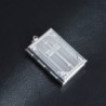 Square shape locket - photo holder - carved cross - necklace - 925 sterling silverNecklaces
