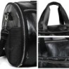 Stylish travel / sport shoulder bag - with shoe storage - large capacity - leatherBags