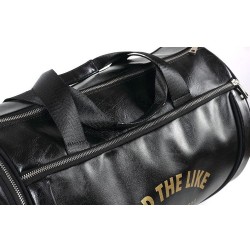 Stylish travel / sport shoulder bag - with shoe storage - large capacity - leatherBags