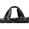 Stylish travel / sport shoulder bag - with shoe storage - large capacity - leatherBags