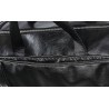 Stylish travel / sport shoulder bag - with shoe storage - large capacity - leatherBags