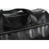 Stylish travel / sport shoulder bag - with shoe storage - large capacity - leatherBags