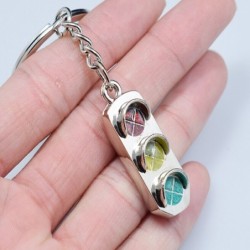 Chaveiro de metal criativo - design de semáforos